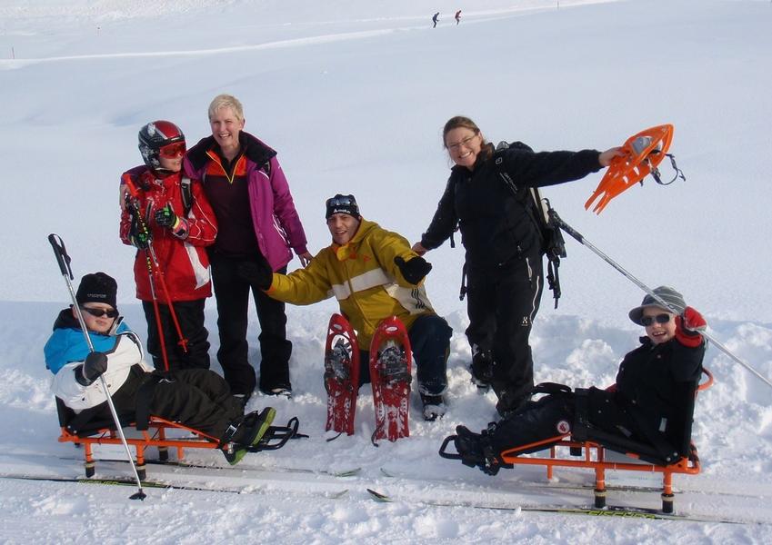 Un exemple de nos sorties d'hiver, à ski ou à raquettes.